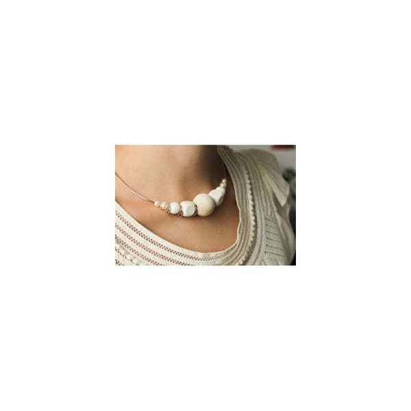 Träpärlor - Natur - D 2,5 cm - Set med 15 stycken - Smyckesdekoration - Blandet