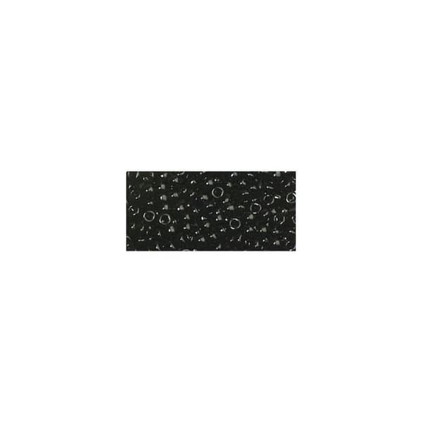 Premium fröpärlor, 2,2 mm ø, svart, låda 12 g, ogenomskinlig