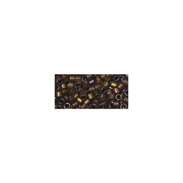 Perle - Miyuki - Delica - 2,2 mm - Metallit matt brun mocha - Japanskt glas