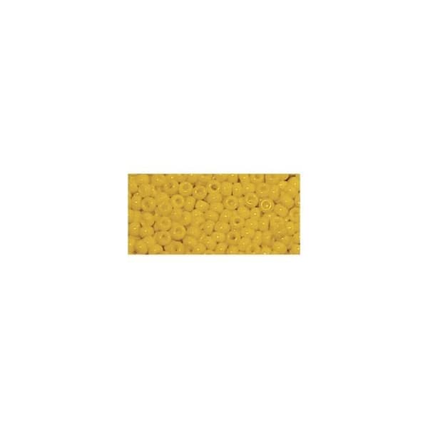 Premium fröpärlor, 2,2 mm ø, gyllengul, 8 g, ogenomskinlig