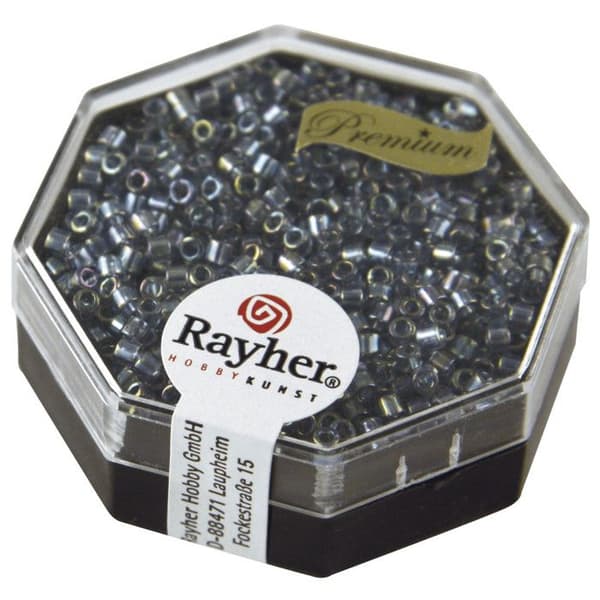 Miyuki Delica Bead - 2,2 mm - Rainbow transp. elektrisk blå - Miyuki Blue