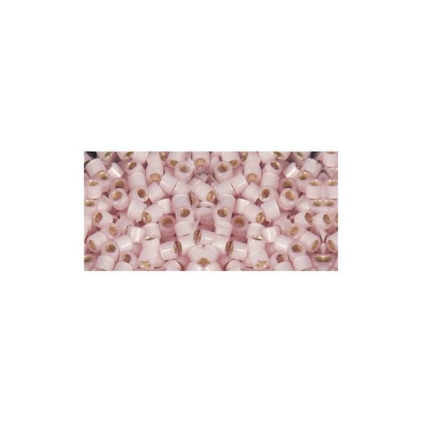 Miyuki Delica pärla - 2,2 mm - pärlglans: rosa - Miyuki Rose