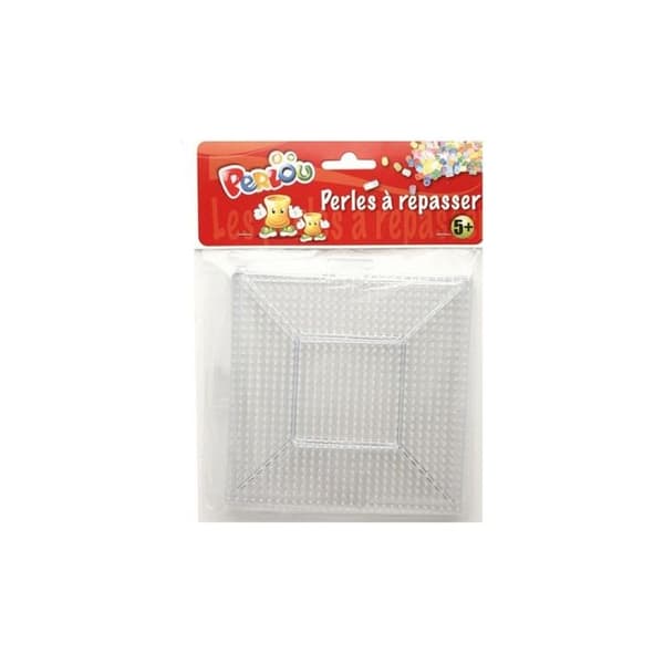 Set med 2 PERLOU stiftplattor - 15 cm fyrkantiga modeller - För strykning av pärlor