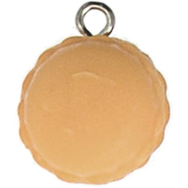 "Macaron polymerlera deg Ø 15 mm Vanilj"
