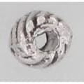 Miniatyrbild 2 av 2: Perle metallkorn av ris 7 mm Silveraktig (paket om 10)
