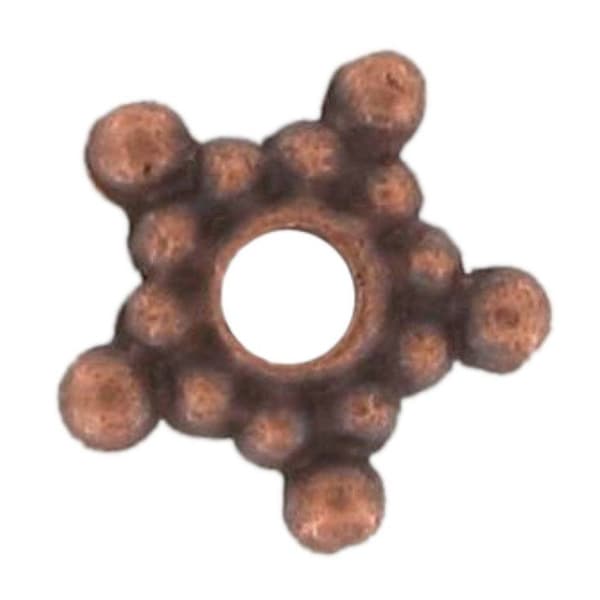 Perle intercalaire - MegaCrea - Stjärna - Koppart - Nickel-fri metall - 1 styck
