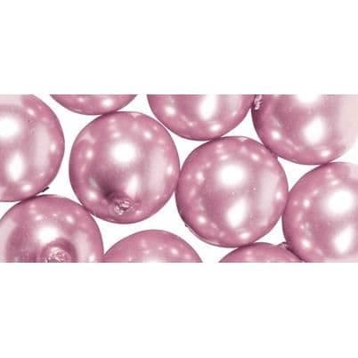 RAYHER Renaissance glaspärlor - Ø 4 mm - Orkidé - Box med 85 stycken
