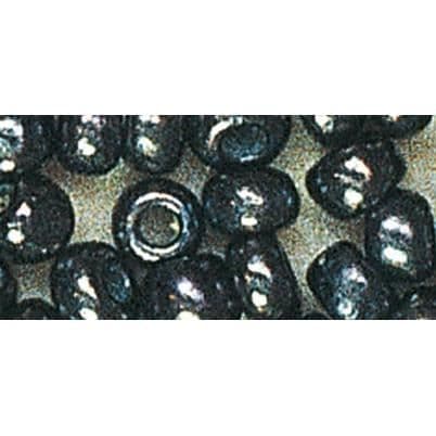 RAYHER Rocailles - Ø 2 mm - Med silverkant - Röd hematit - Kartong med 17 g