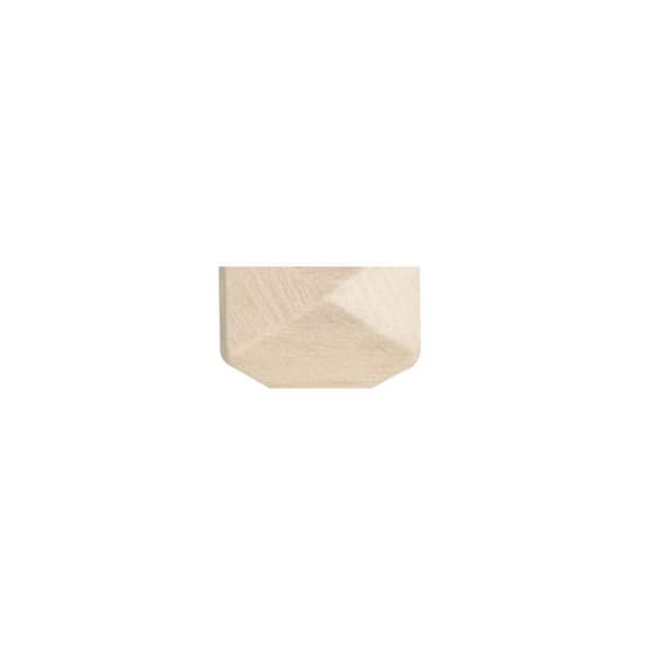 Träkulor - Rayher - Naturlig - Facetterade - Diameter 2cm och 1,5cm - Blandad