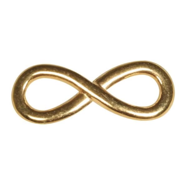 Metallberlock - Infinity symbol - Guld - Rayher