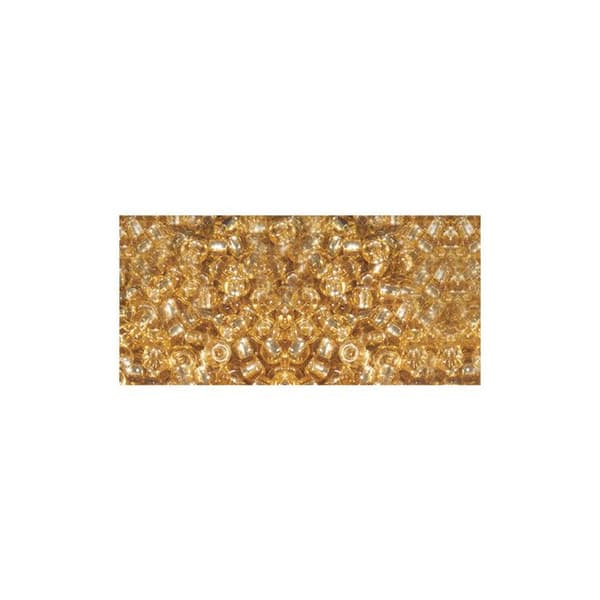 Perle rocaille Premium Garnitur i silver 2,2 mm Ljus topas 12 g