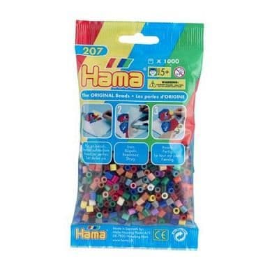 HAMA 1000 pärlor Blanda 22 färger
