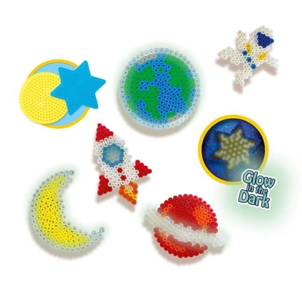 Beedz Glow in the Dark Bead Set - SES CREATIVE - 1400 stycken