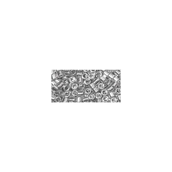 Miyuki Delica Bead - 2,2 mm - Metallic Silver - Miyuki Silver