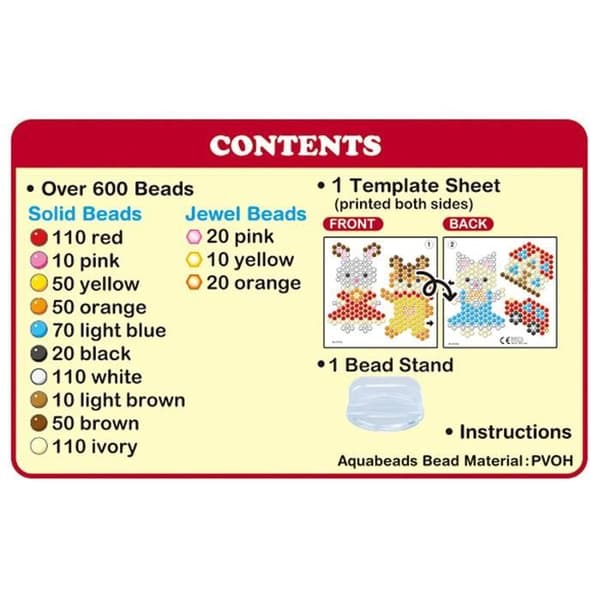 Aquabeads - AQUABEADS - Sylvanian Families box set - Blandat - Mer än 600 pärlor - Unik och originell teknik