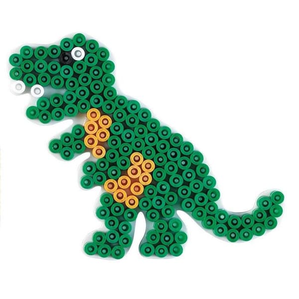 Dinosaurie tallrik - HAMA - för standardpärlor (Ø5 mm)