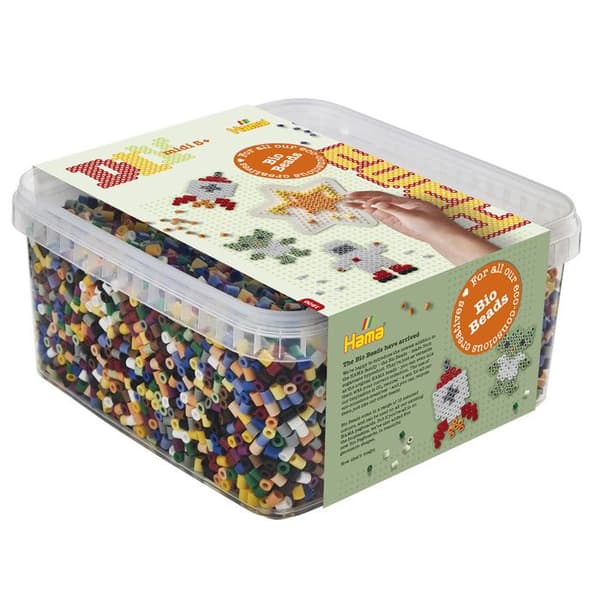 Ekologisk Hama Midi Kit 15 000 pärlor och 1 tallrik