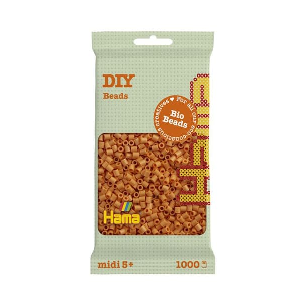 Strykbitar - HAMA - 1 000 MIDI-bitar - Ø5 mm - BIO - Ljus aprikos