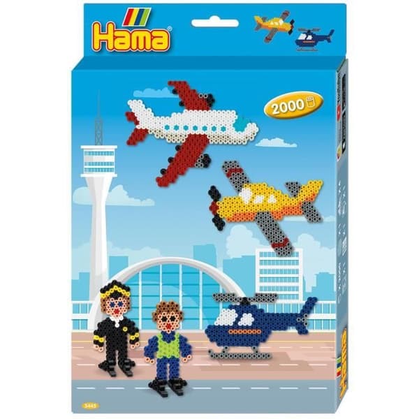 Strykpärlset - HAMA - Junior Airport - 2000 pärlor - Flerfärgad