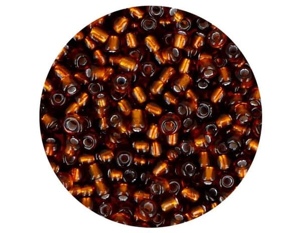Innspiro - Z14213 - Bronspläterad rund glasfrö 3,0mm. 8/0 500gr.