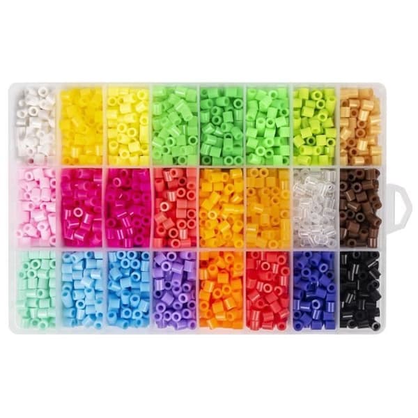 La Manuli - Premium Assorted Fuse Beads Kit - 4500 stycken - 5 mm - 24 färger