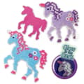 Miniatyrbild 2 av 3: SES CREATIVE - Unicorns Glow in the Dark strykpärlor - 1200 pärlor - Flerfärgad