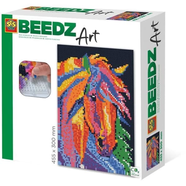 Strykpärlset - SES CREATIVE - Fancy Horse - Ljusa färger - Från 8 år