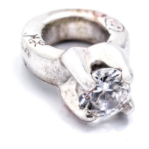 Glaspärla - Viceroy - VMM0248-00 - Silverfärgad - 1 cm - Kvinna