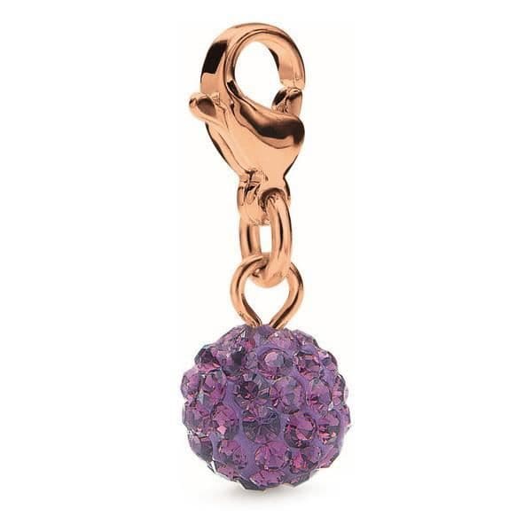 Smycken - Folli Follie - 3P0T026RX - Glaspärla - Lila - 1 cm