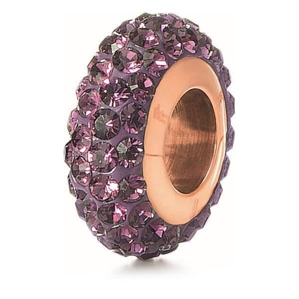 Bijoux - Folli Follie - 3P0T024RX - Glaspärla - Lila - Silver 925 - 1 cm