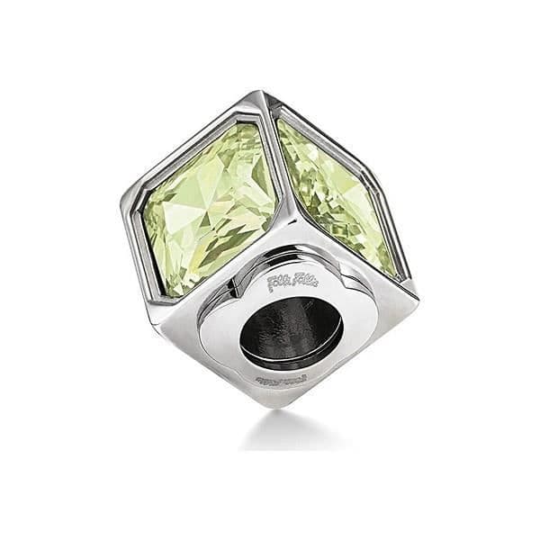 Glaspärla - Folli Follie - 3P16F008CE - Grön - Silver 925 - 1 cm