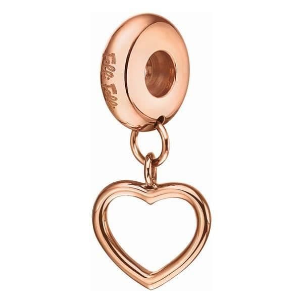 Smycken - Folli Follie - 1P16T013R - Glasperla - Guld rosa - 1 cm