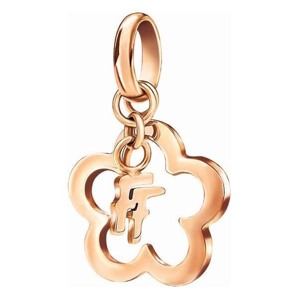 Smycken - Folli Follie - 1P13T002R - Glaspärla - Roséguld - Silver 925 - 2 cm