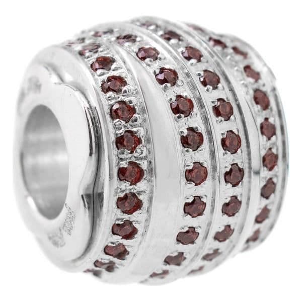 Bijoux - Folli Follie - 3P16F016R - Glaspärla - Grå - Silver 925 - 1,5 cm