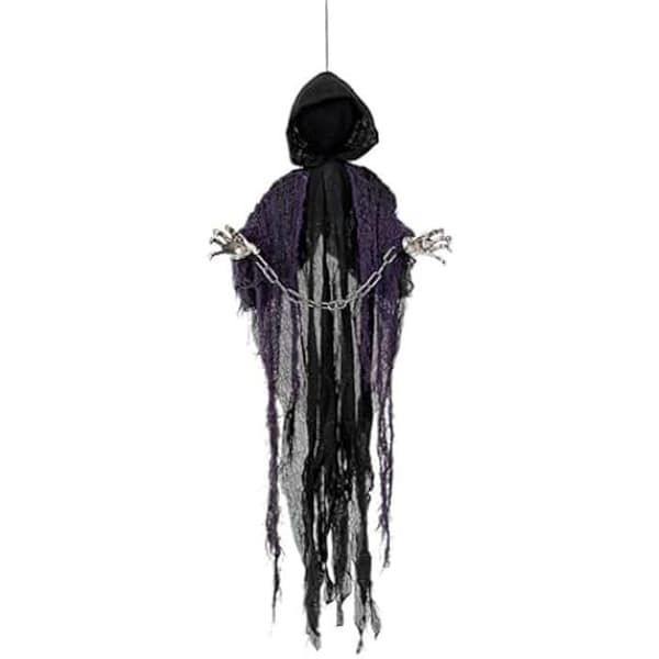Kostym - VIVING - Faceless Ghost - Storlek 45 x 20 x 120 cm - Färg Svart - Blandat