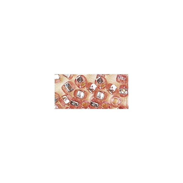 Perla rocaille silverpläterad ros Ø 2,6 mm 16 g