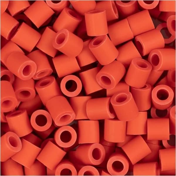 Strykpärlor Midi - 5 x 5 mm - 1000 st Ljus Röd