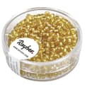 Miniatyrbild 1 av 2: Perla rocaille med silverplätering Guld Ø 2,6 mm 16 g