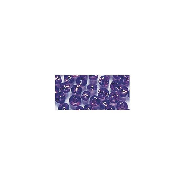 Perle rocaille med silverbeslag Lilas Ø 2,6 mm 16 g