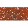 Miniatyrbild 2 av 2: RAYHER Rocailles - 4 mm - Med silverkant - Röd - Kartong med 17 g