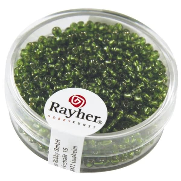 RAYHER Rocailles 2mm Ø Grön