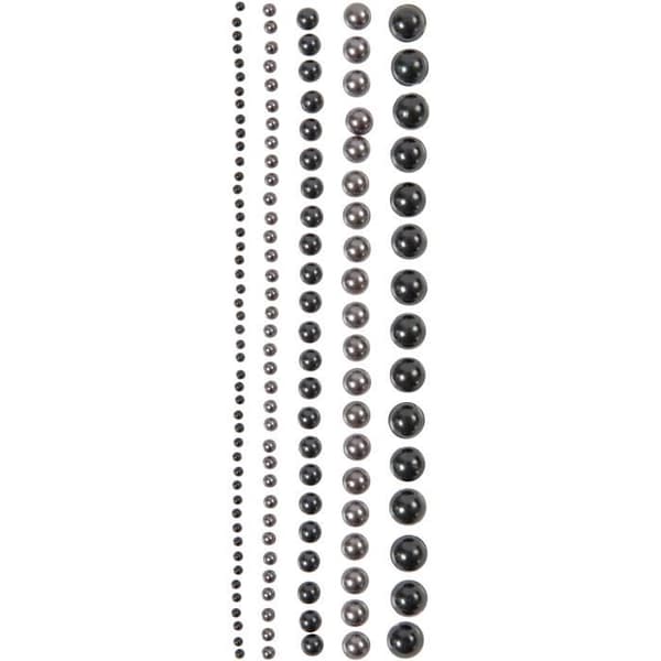 Demipärlor med pärlemorfinish från designen Vivi Gade. Paket med 5 storlekar. ref 28348