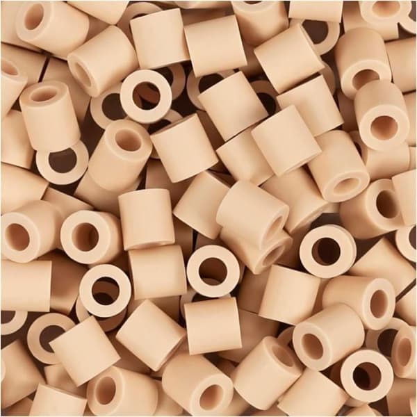 Strykpärlor Midi - 5 x 5 mm - 1000 st Kräm
