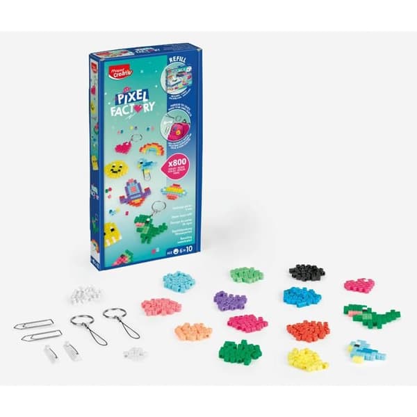 Återfyllning av Vattenpärlor Pixel Factory - Maped Creativ - Kit för skapande av accessoarer, kreativa hobbyer från 6 år.