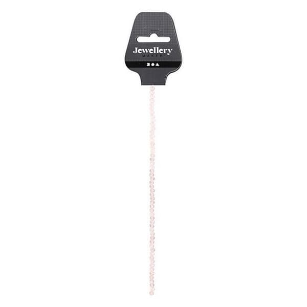 Pärlor - Creotime - Runda - 4 mm - Rosa - 45 st