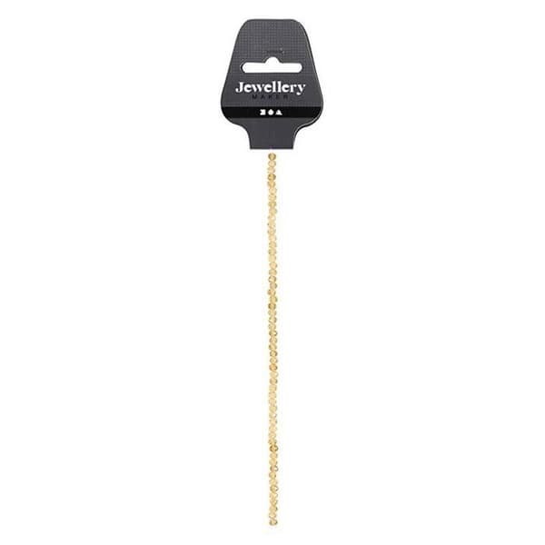 Pärlor - Creotime - Gul - 4 mm - 45 st - Blandat
