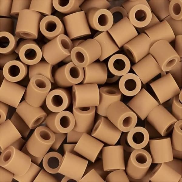 Strykjärnspärlor Midi - 5 x 5 mm - 1000 st Karamell