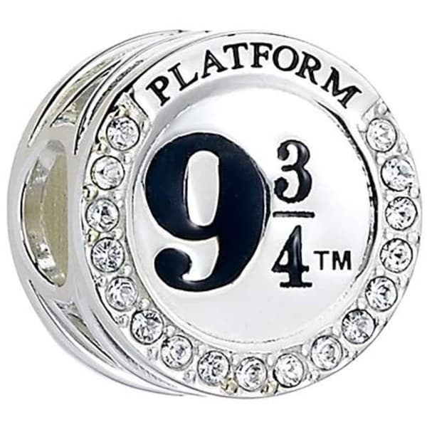 Officielt Harry Potter Sterling Sølv Armbånd Med 9 3/4 Charms Pyntet Med Swarovski® Krystaller fra The Carat Shop