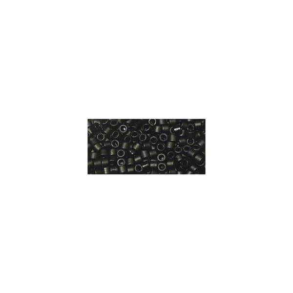 Perle Miyuki Delica 11/0 DB310 Metalliserad matt svart