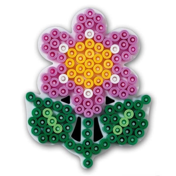 Tallrik för Hama Midi strykpärlor - HAMA - Liten blomtallrik - Kreativ leksak - Flerfärgad - Blandat